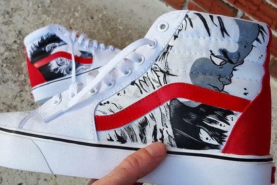 vans sk8 hi white custom vans sk8 hi white custom