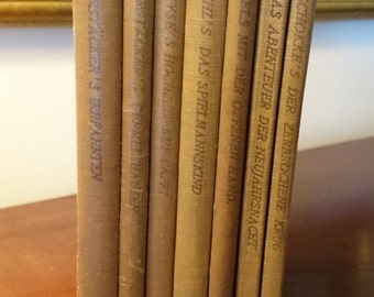 Collection of 7 Heath's Modern Language Series German Books 1900's Riehl/Zschokke/Heyse/Gerstacker/