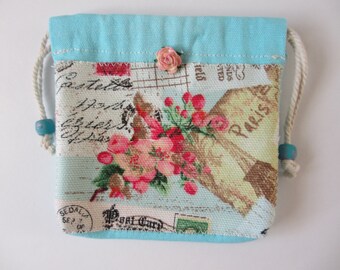 Handcrafted Rosary Drawstring Pouch