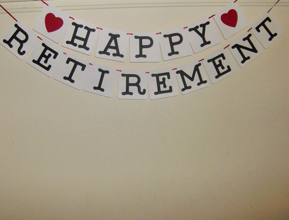 Happy Retirement Banner Retirement Congratulations