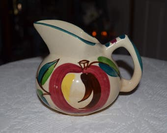 Vintage Puriton Apple And Pear Pottery Creamer
