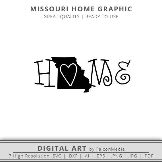 Download Missouri SVG Home State Outline Graphic Missouri SVG