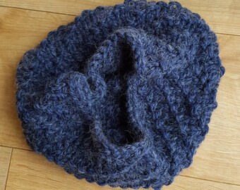 Chunky cowl scarf, crochet cowl, knitted cowl, gift for her, winter accessories, women's accessories, knitted scarf, chunky knits,UK seller