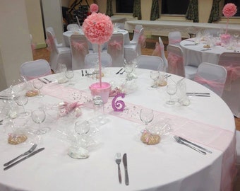 topiary ball trees wedding christening table centrepiece