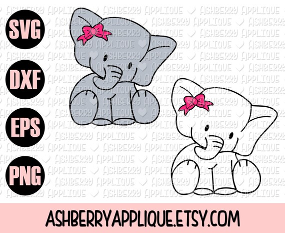 Free Free 190 Free Baby Elephant Svg Cut File SVG PNG EPS DXF File