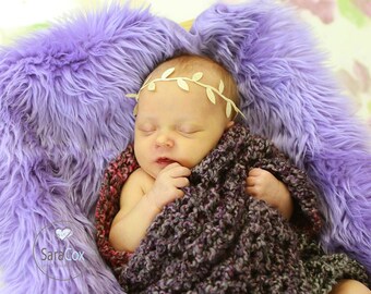 Ivy Leaf Newborn Headband Photo Prop