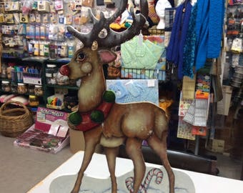 Christmas Reindeer - Free Standing