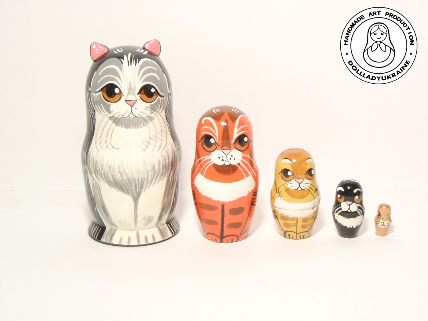 cat nesting dolls