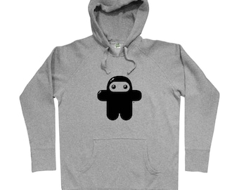Wee Ninja Hoodie - Men S M L XL 2x 3x - Shawnimals Hoody Sweatshirt - Ninjatown, Cute, Gift - 3 Colors