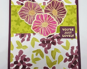 You're Just Lovely Greetings Card