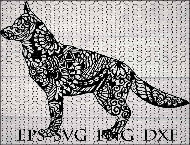 Download Zentangle Hund Svg / Zentangle Tier Svg / Tier Mandala Svg