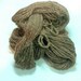 Alpaca Hand spun yarn - Alpaca Yarn, worsted weight yarn, Luxury Yarn, hand dyed, natural color