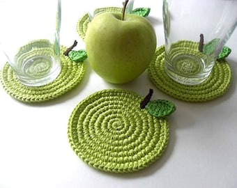 Coasters,Crochet coasters, Mug Rugs, Handmade Coasters,Housewarming gift, new home gift,wedding anniversary Подставки под кружки или стаканы