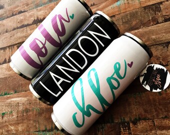Personalized Kids Water Bottles|Monogrammed Water Bottle|Stainless Steel Water Bottle with Straw|Unique Birthday Party Gift|Travel Bottle