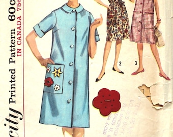 One Piece Dress or Duster Bust 34 Simplicity 5251