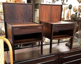 Mid-Century Danish Modern Rosewood Side Tables by Ib Kofod-Larsen