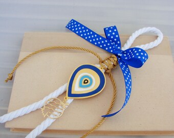 Greek Gouri, Rodi, Pommegranate, With gift box , Youri charm, New House gift, Youri, Evil Eye, Mati, Greek good luck, Greek Orthodox, White