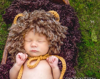 Baby Lion Costume | Baby Boy Halloween Costume | Newborn Lion Costume | Tribal Nursery | Baby Animal Costume | Newborn Animal Costume