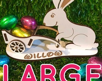 Large Bunny with Cart