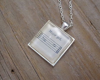 Musician Necklace - Major 3rd Ab-C - Gift for Musician