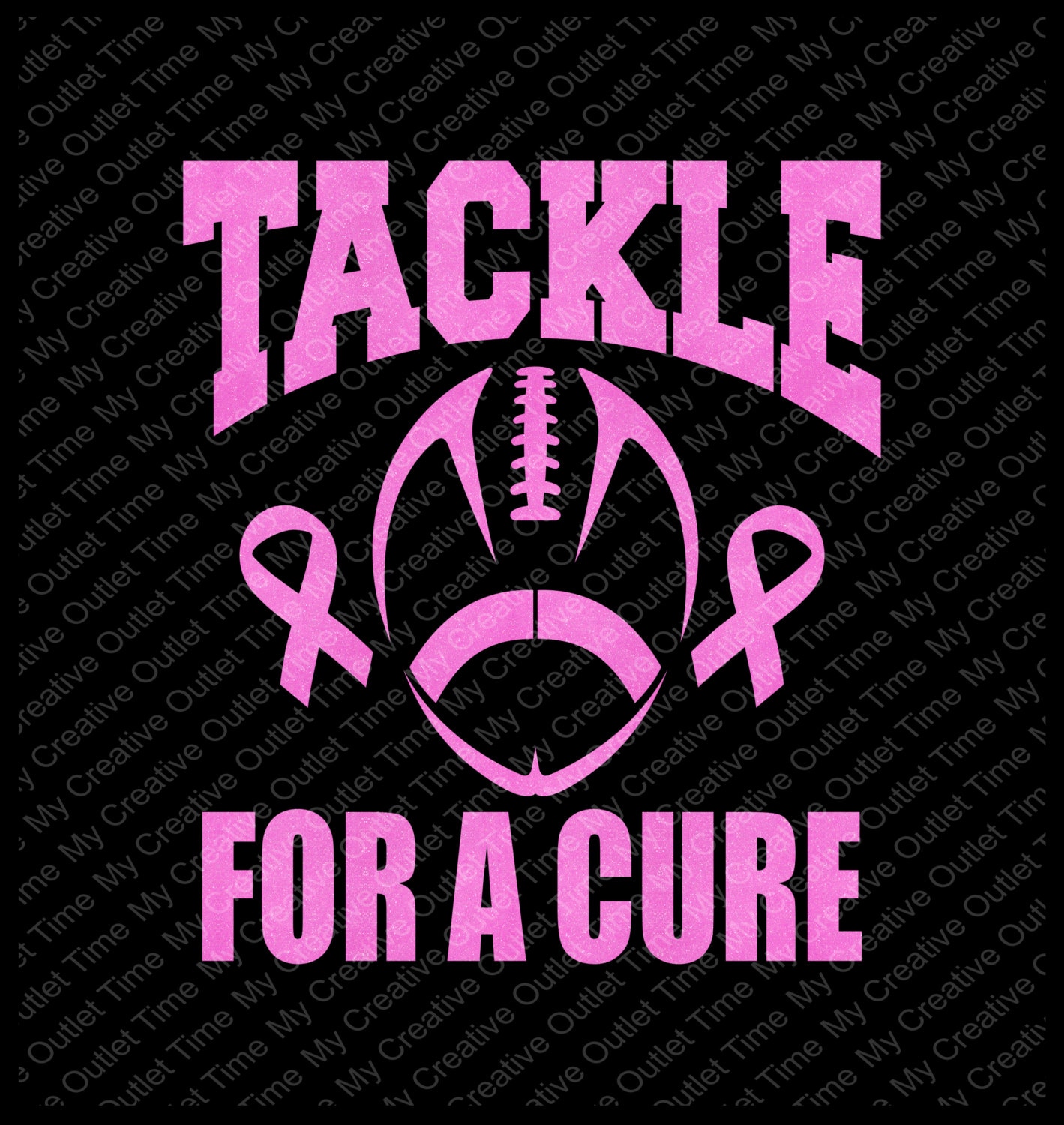 Custom Tackle Cancer Or Tackle For A Cure Football Breast