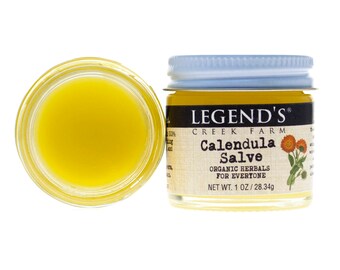 Calendula Herbal Salve - 1 oz Jar