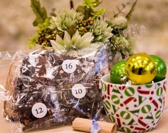 Tea Samples - Advent Calendar - Loose Leaf Tea Calendar - Advent Calendar for Women - Handmade - Zero Waste Low Waste Christmas