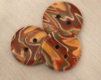 Large Handcrafted Buttons 1 inch Button No. 359