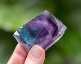 FLUORITE Free Form- Banded Fluorite with Rainbow, Blue Fluorite, Purple Fluorite, Green Fluorite