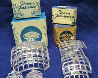 5 Gadjo Flower Fashioner Flower Arrangers Vintage 1960s Floral Frogs, Wedding Decor, Floral Arrangments