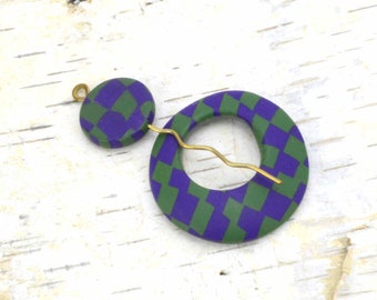 Scarf Pin - Shawl Pin - Sweater Brooch - Circle