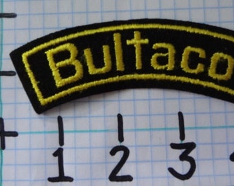 Vintage "Bultaco" Motorcycle Patch (002)