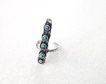 Blackened silver Pegasus ring