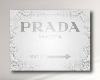 Prada Marfa Vintage Canvas Print - Gossip Girl