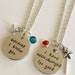 Set of 2 Because I Knew You I Have Been Changed For Good Necklace Handmade necklace Jewelry free gift bag