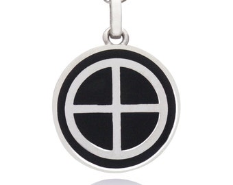 Sterling Silver Earth Pendant