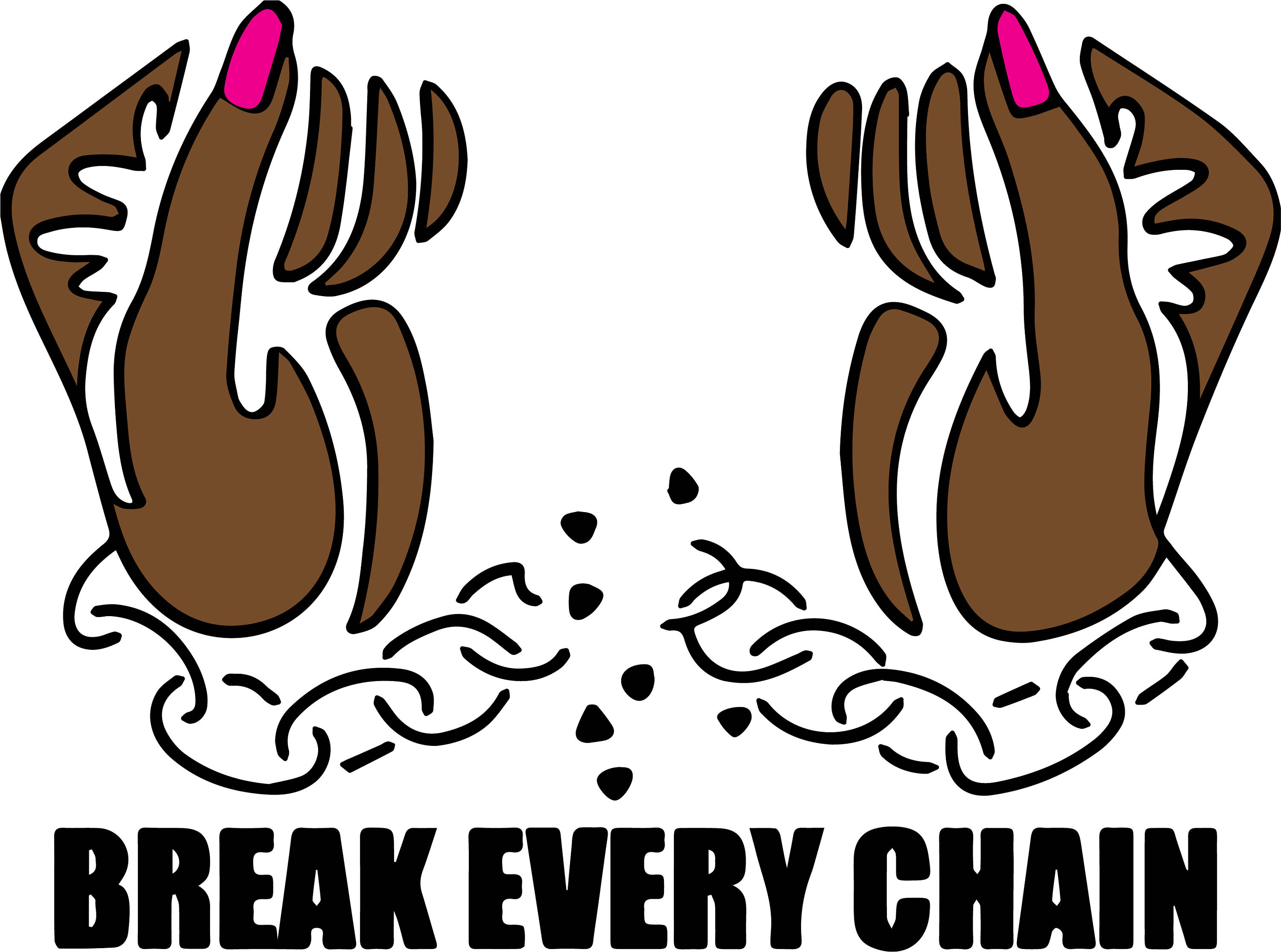 Break Every Chain SVG file Shirt Design Mug Sweatshirt