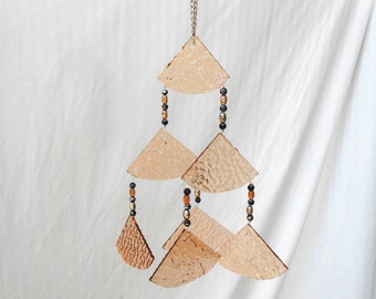 Stained Glass Wind Chime, Glass Windchime, OOAK Glass Yard Art, Garden Decor, Unique Home Decor, Window Treatment, Original Glass Suncatcher