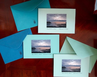 Bar Harbor, Maine Photography Notecards (set of 3 handmade cards)