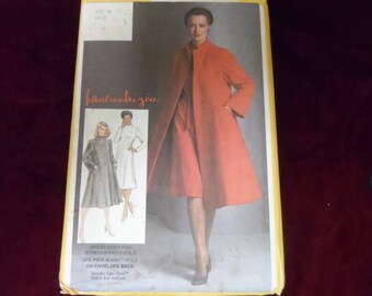 Simplicity 9712 Coat and Dress Pattern Size 16