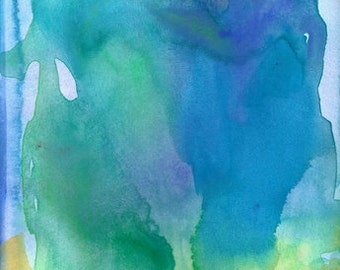 Wall Art, Watercolor, Meditation