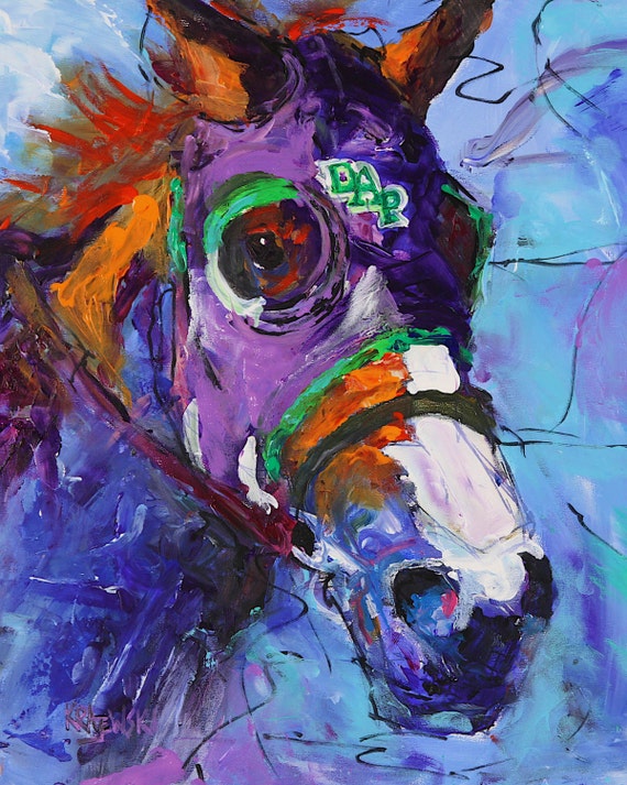 California Chrome Art Print of Original Acrylic Painting