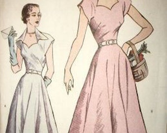 Butterick Retro 1950s casual dress reissued pattern uncut and factory folded Out of Print