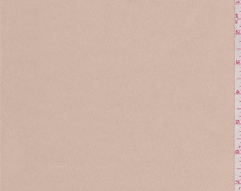 Peach Beige Stretch Satin, Fabric By The Yard