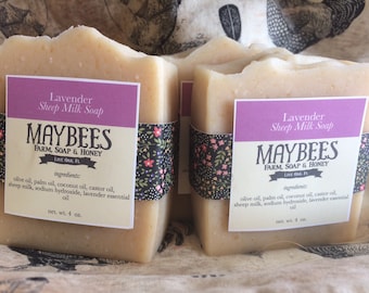 Lavender Sheep Milk Soap | Handmade Soap