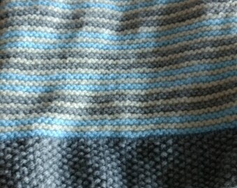 Baby blanket striped three colors