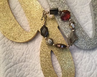 Top Shelf Cognac Chunky Drama Rock Candy Bracelet