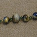 Scissor Fob - Golden Tiger Eye and Swarovski Crystals