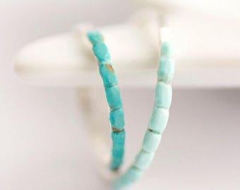 Genuine Raw Turquoise Stacking Ring. Turquoise Ring. Turquoise Band Ring Turquoise Stacking Ring Genuine Turquoise Ring. Raw Turquoise Ring.