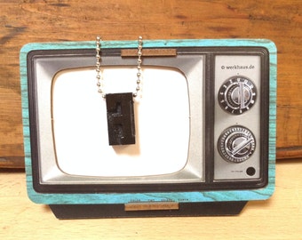 Vintage Wooden Letterpress F Necklace, Necklace Typography Necklace, Letter Press Pendant